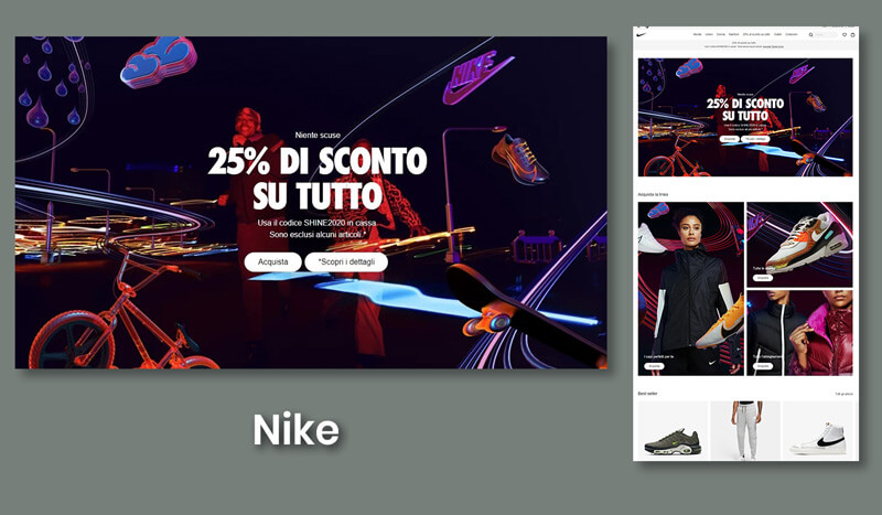 Nike esempio