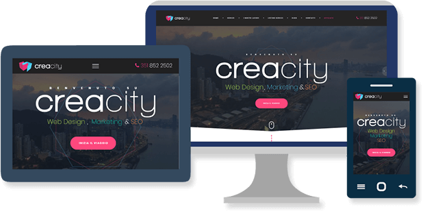 creacity esempio di sito web responsive