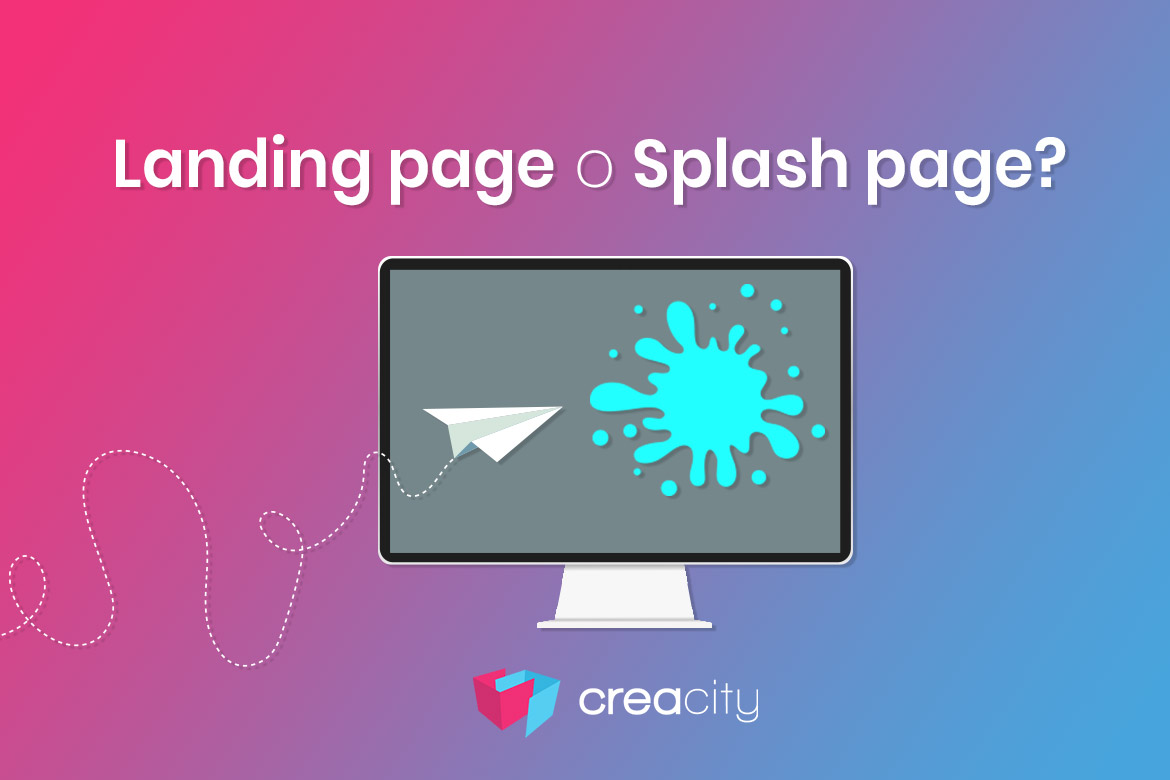 differenza tra landing page e splash page
