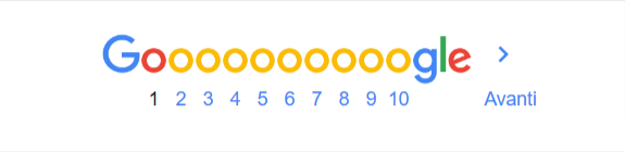 Barra scorrimento pagine di Google desktop